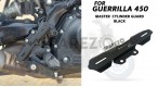 For Royal Enfield Guerrilla 450 Stainless Steel Master Cylinder Guard Black - SPAREZO